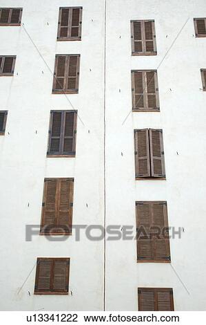 Stock Image - Closed window shutters. Fotosearch