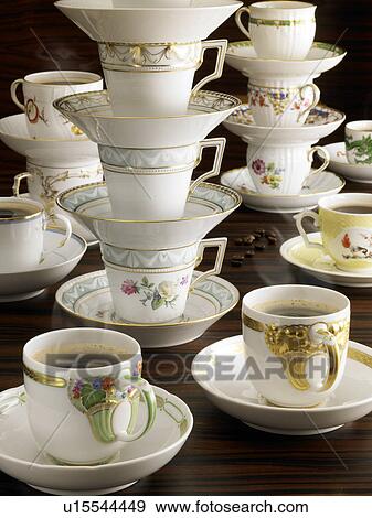 Stock Photo - Coffee cups. Fotosearch