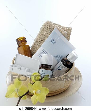Picture - Different Schüssler salt products. Fotosearch
