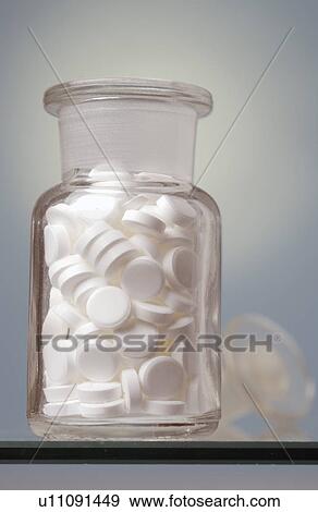 Stock Photo - Dr. Schüssler's cell salts pills in a bottle. Fotosearch