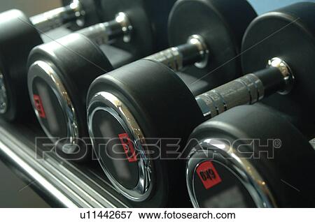 Stock Photo - dumbells. Fotosearch
