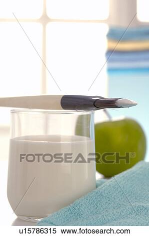 Facial mask with yoghurt, an apple and a brush View Large Photo Image Stock Photography - Facial mask with yoghurt, an apple and a brush. Fotosearch
