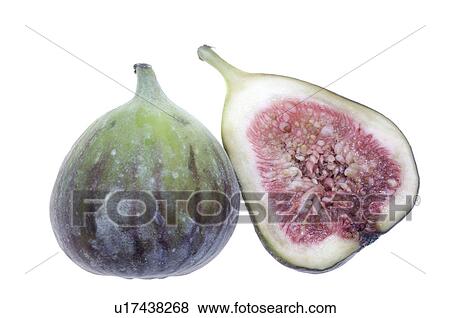 Stock Photo - Figs halved. Fotosearch