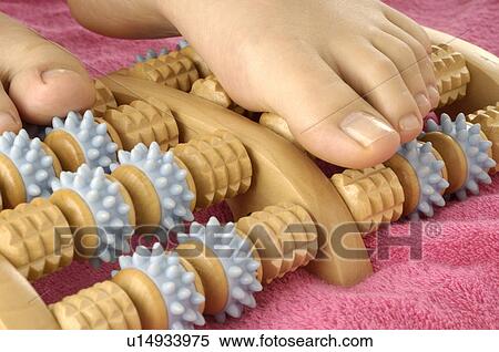 Foot massage View Large Photo Image Stock Photography - Foot massage. Fotosearch