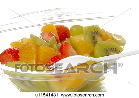 Fruit salad in a plastic bowl View Large Photo Image Stock Image - Fruit salad in a plastic bowl. Fotosearch