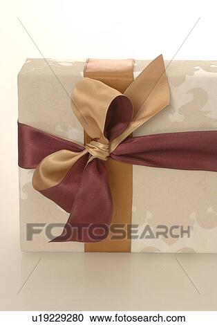 Gift and ribbon View Large Photo Image Stock Image - Gift and ribbon. Fotosearch