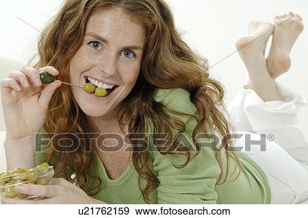Stock Photo - Healthy olive sticks. Fotosearch