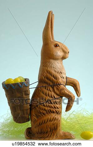 Stock Image - Little easter bunny. Fotosearch