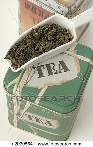 Loose tea and porcelain spoon View Large Photo Image Stock Image - Loose tea and porcelain spoon. Fotosearch