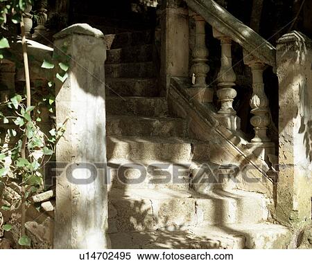 Stock Photography - Mediterranean staircase. Fotosearch