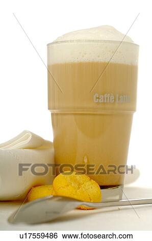 Milchkaffeeglas View Large Photo Image Stock Photograph - Milchkaffeeglas. Fotosearch