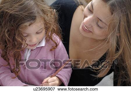 Mother and daughter View Large Photo Image Stock Photo - Mother and daughter. Fotosearch