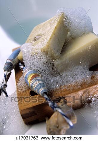 Stock Image - Natural soaps. Fotosearch
