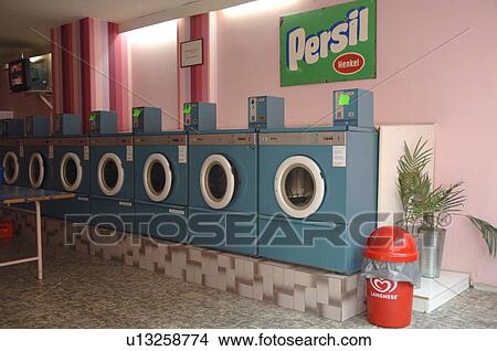Old-fashioned laundromat View Large Photo Image Picture - Old-fashioned laundromat. Fotosearch