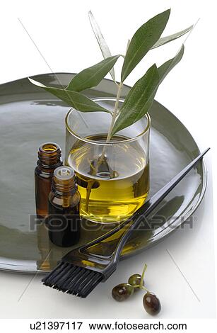 Olive oil pack for hair View Large Photo Image Stock Photo - Olive oil pack for hair. Fotosearch