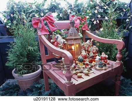 Stock Photo - Ornate Christmas chair. Fotosearch