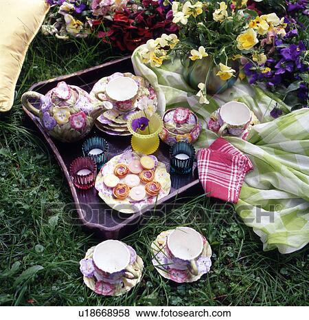 Stock Photo - Outdoor picnic. Fotosearch