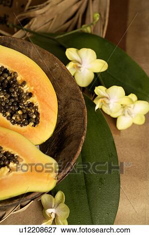 Papayas View Large Photo Image Stock Photo - Papayas. Fotosearch