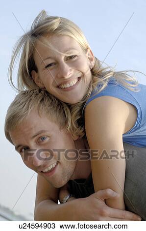 Stock Image - Piggyback. Fotosearch