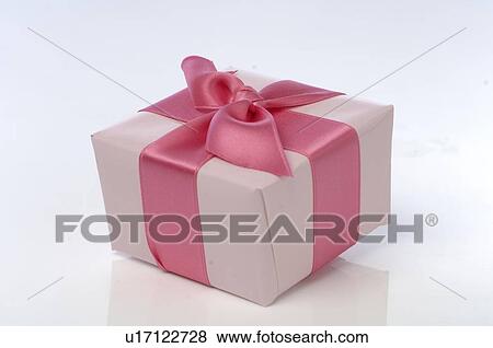 Stock Photo - Pink gift box. Fotosearch