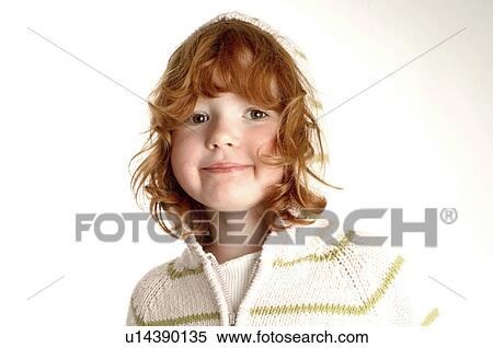 Stock Photography - Portrait of a little girl. Fotosearch