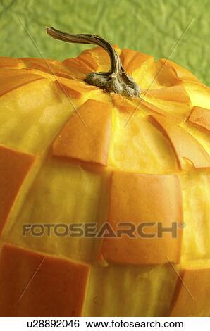 Pumkins with a carved pattern View Large Photo Image Stock Photograph - Pumkins with a carved pattern. Fotosearch