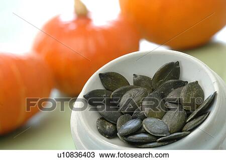 Pumpkin seeds View Large Photo Image Stock Image - Pumpkin seeds. Fotosearch