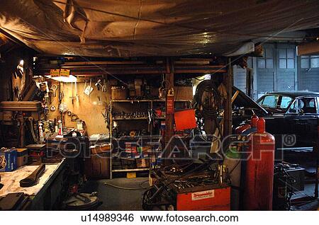 Stock Photograph - Repair garage. Fotosearch