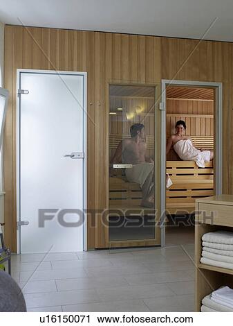 Stock Image - Sauna. Fotosearch