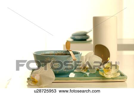 Teacup and aroma lamp View Large Photo Image Stock Image - Teacup and aroma lamp. Fotosearch