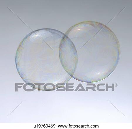 Two bubbles View Large Photo Image Stock Photo - Two bubbles. Fotosearch