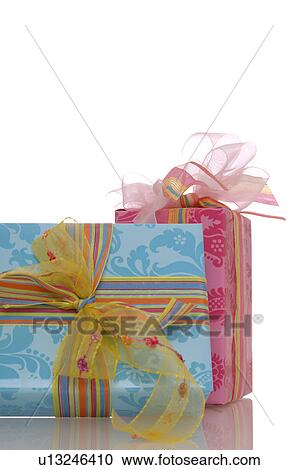 Two gifts View Large Photo Image Stock Image - Two gifts. Fotosearch