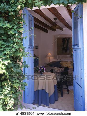 Picture - view into a room. Fotosearch