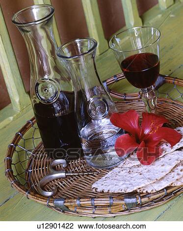 Stock Image - vine and water. Fotosearch