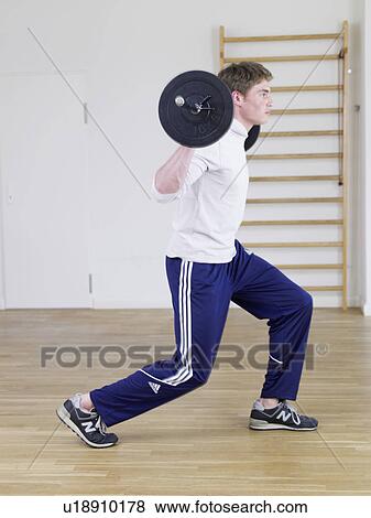 Stock Photo - weight lifting. Fotosearch
