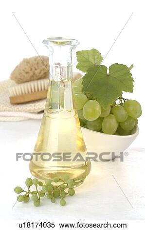 Weintrauben und Traubenkernöl View Large Photo Image Stock Photography - Weintrauben und Traubenkernöl. Fotosearch
