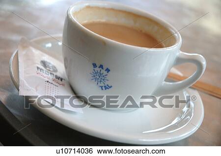 Stock Photograph - White coffee. Fotosearch