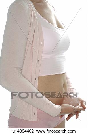 Woman with rock crystal View Large Photo Image Stock Image - Woman with rock crystal. Fotosearch