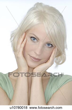 Young blonde woman View Large Photo Image Stock Photo - Young blonde woman. Fotosearch