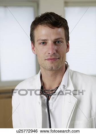 Stock Photograph - Young doctor. Fotosearch