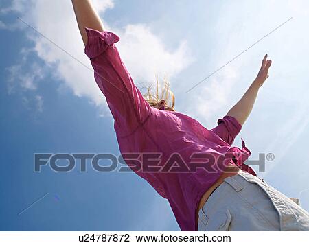 Stock Image - Young man in motion. Fotosearch