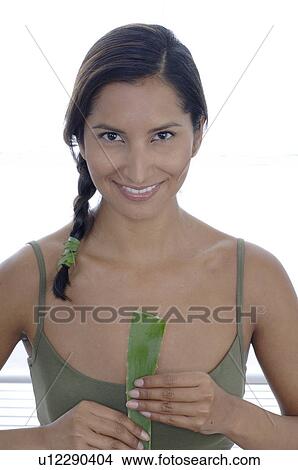 Aloe vera mask View Large Photo Image Picture - Aloe vera mask. Fotosearch