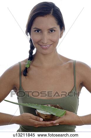 Aloe vera mask View Large Photo Image Stock Photography - Aloe vera mask. Fotosearch