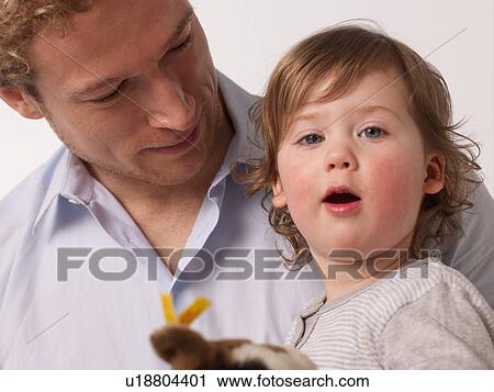 Stock Image - Father and daughter. Fotosearch