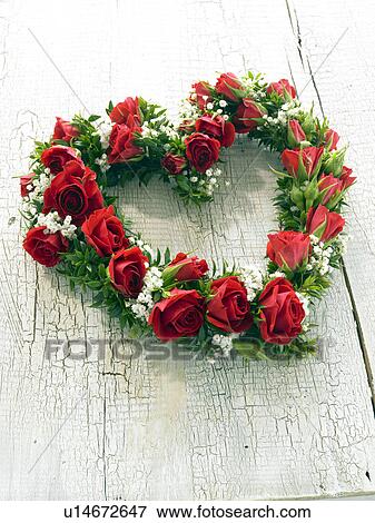 Flowers in heart form View Large Photo Image Stock Photo - Flowers in heart form. Fotosearch