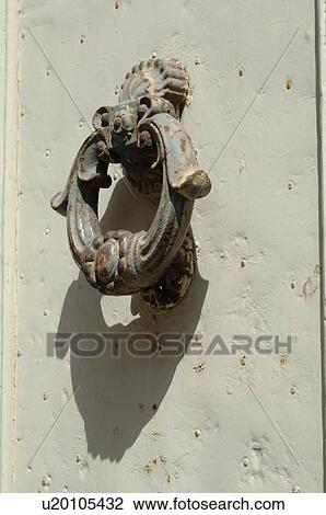 Old door knocker View Large Photo Image Stock Image - Old door knocker. Fotosearch