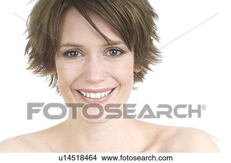 Picture - Portrait of a young woman. Fotosearch
