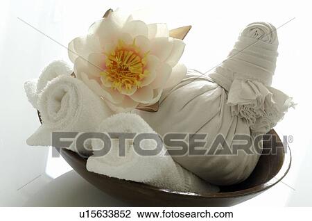 Stock Image - Water lilies. Fotosearch