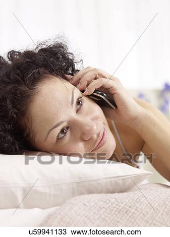 woman with mobile phone View Large Photo Image Stock Image - woman with mobile phone. Fotosearch