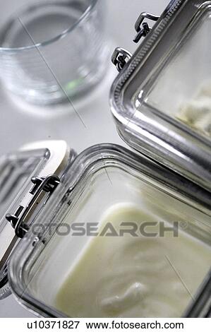 Yogurt dip in a jar View Large Photo Image Stock Photo - Yogurt dip in a jar. Fotosearch